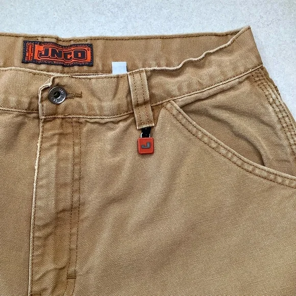 ❗️SOLD❗️Jnco Vintage Duck Cloth Carpenter Jeans 34X32 90’s Made In The USA - Picture 4 of 10